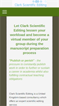 Mobile Screenshot of clarkscientificediting.com