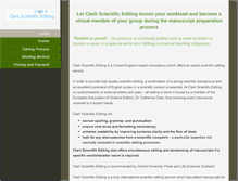 Tablet Screenshot of clarkscientificediting.com